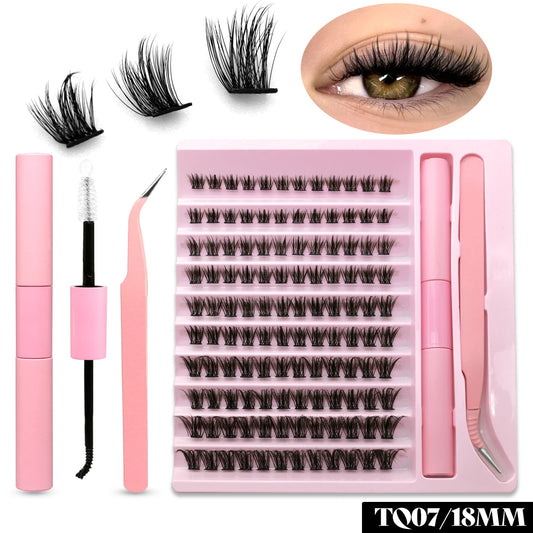 Belle Larou Luxe Glam Lash Clusters Kit with Lash Bond & Seal Doll