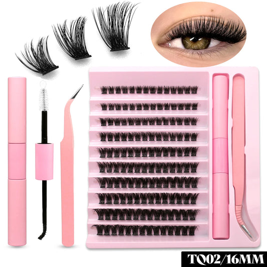 Belle Larou Luxe Glam Lash Clusters Kit with Lash Bond & Seal Hybrid